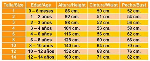 Stamco Disfraz Carmen (6 - De 4 a 6 años)