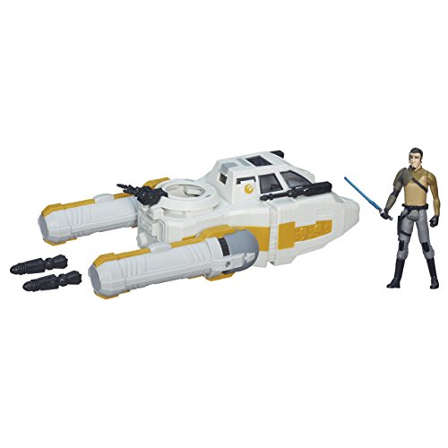 Star Wars - Figura Scout Bomber con vehiculo Y-Wing