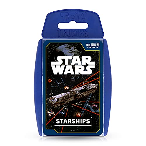 Star Wars Starships Top Trumps Juego de Cartas Especiales