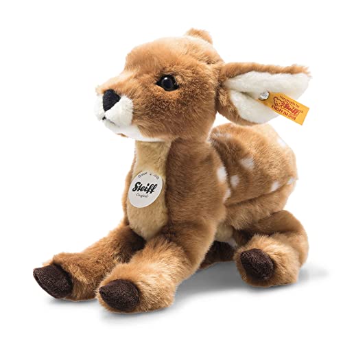 Steiff- Romy 073991-Corzo de Peluche para niños, Suave, Lavable, Color marrón (73991)