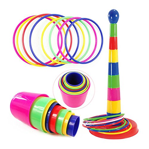 STOBOK Kids Ring Toss Game Intelligence Development Juego de Deportes Entre Padres e Hijos