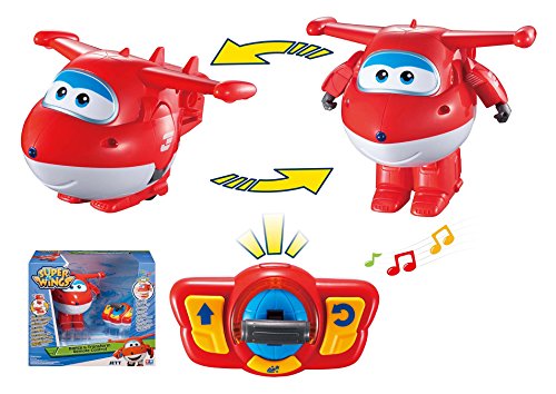 Super Wings Dance & Transform Remote Control Jett Aeronave - juguetes de control remoto (Alcalino, AAA, 1,5 V, 486 g, 254 mm, 300 mm)