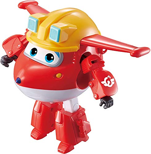 Super Wings EU730011 Transform-a-Bots Build-It Jett - Juego de construcción de Transform-a-Bots