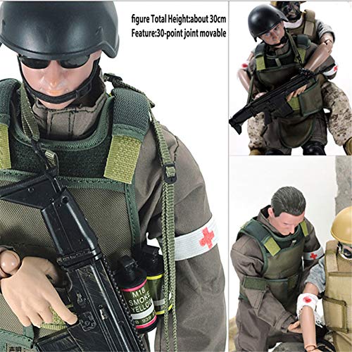 SXPC 1/6 Escala Soldado del ejército Militar 12 Pulgadas PVC Figura de acción Modelo muñecas Juguetes niños Regalo de cumpleaños