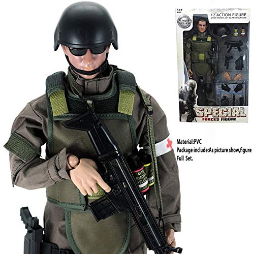 SXPC 1/6 Escala Soldado del ejército Militar 12 Pulgadas PVC Figura de acción Modelo muñecas Juguetes niños Regalo de cumpleaños