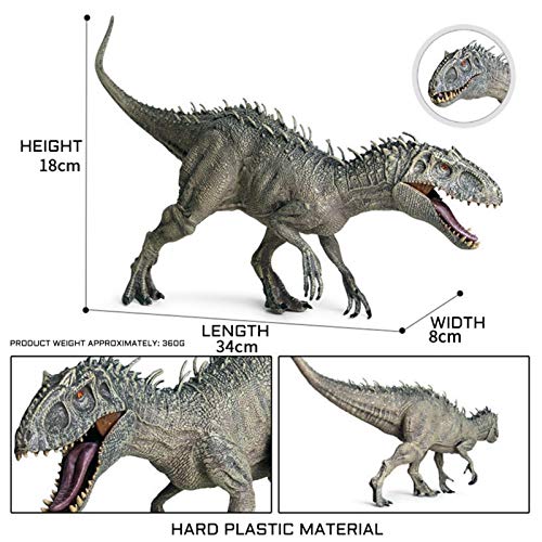 tanbea-ES Tyrannosaurus Rex Dinosaur Toy T-Rex Figuras Seguras Inodoros para niños pequeños Modelo de plástico, Coleccionables colosales Regalos creativos para niños de Todos los años Juguetes Calm