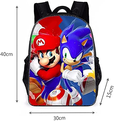 TANHULU Mochila Escolar para Niños Mochila escolar de dibujos animados en 3D para niños Estudiantes de primaria y secundaria (B)