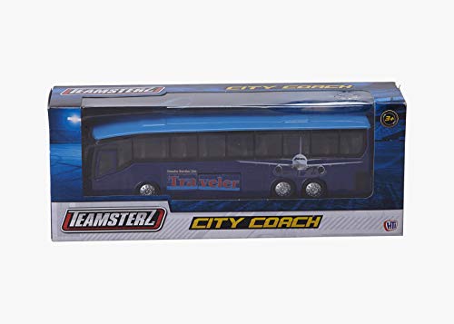 Teamsterz 1370246 Autobús Die Cast Rueda Libre, color surtido, 1 unidad