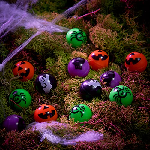 THE TWIDDLERS 85 Pelotas Saltarinas - Diseño de Halloween - Ideal para Bolsas Regalos de Fiesta, Piñatas Juguetes, Bolsas Sorpresa - Dulce o Travesura - Trick or Treat Favores