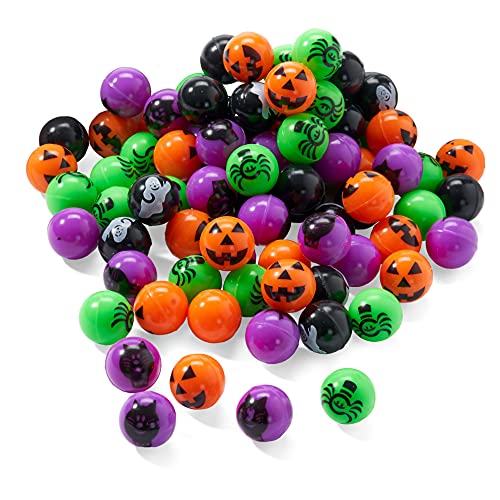 THE TWIDDLERS 85 Pelotas Saltarinas - Diseño de Halloween - Ideal para Bolsas Regalos de Fiesta, Piñatas Juguetes, Bolsas Sorpresa - Dulce o Travesura - Trick or Treat Favores