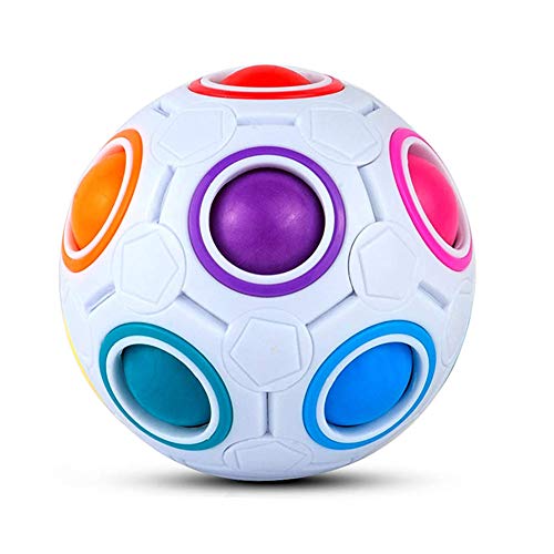 ThinkMax Magic Ball Rainbow , Rompecabezas 3D de Bolas de Juguete para niños (1 Piezas)