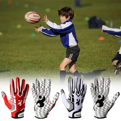 Thtoys Guantes de fútbol Guantes de protección de béisbol Guantes de fútbol Americano Senderismo Campistas Adecuado para Senderismo Camping