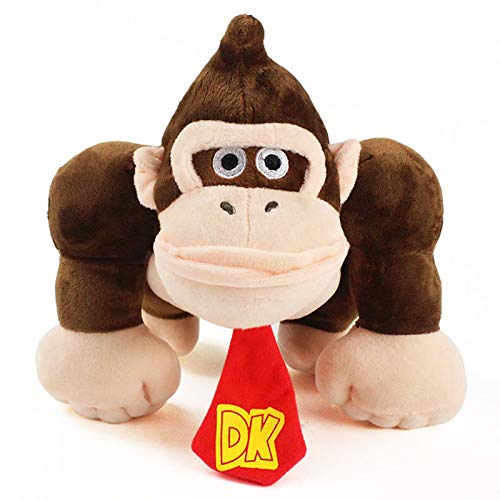 tianluo Peluches 2 Piezas 20-25 Cm Anime Super Mario Bros Mono Donkey Kong Diddy Kong Juguetes De Peluche Suaves Muñecos De Dibujos Animados Niños Regalos De Cumpleaños