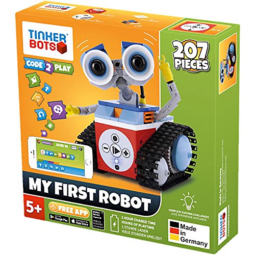 Tinker Bots My First Robot – Aprende y Diviértete Construyendo tu Propio Coche y Programando Increíbles Recorridos.