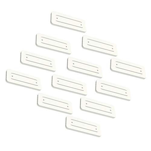 Tomaibaby 12Pcs Fijador del Soporte de La Tira de Alimentación sin Agujero Enchufable Fijador de La Etiqueta Engomada del Enchufe de Pared para La Pared del Escritorio WiFi Router Control