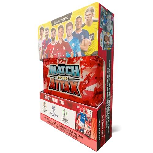 Topps Match Attax 21/22 - Caja de colección Rubis