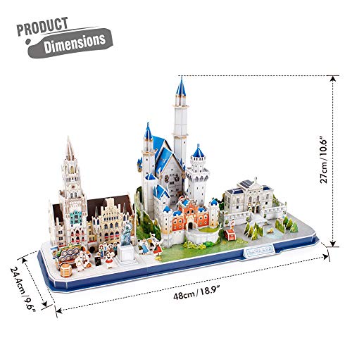 Toy Planet Puzzle 3D City Line Bavaria 178 el. 20267 [Puzzle]