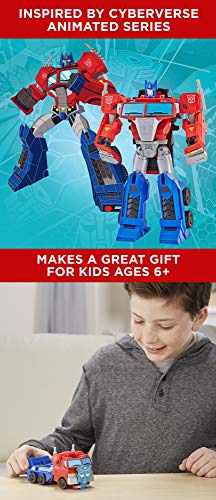 Transformers Cyberverse Action Attackers: Ultra Class Optimus Prime figura de acción de juguete