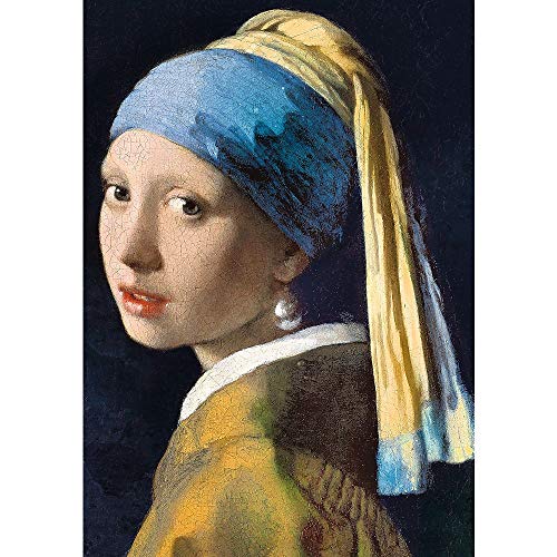 Trefl- Ein Mädchen mit Perle, Jan Vermeer 1000 Teile, Art Collection, Premium Quality, für Erwachsene und Kinder AB 12 Jahren Puzle, Color Coloreado (10522)