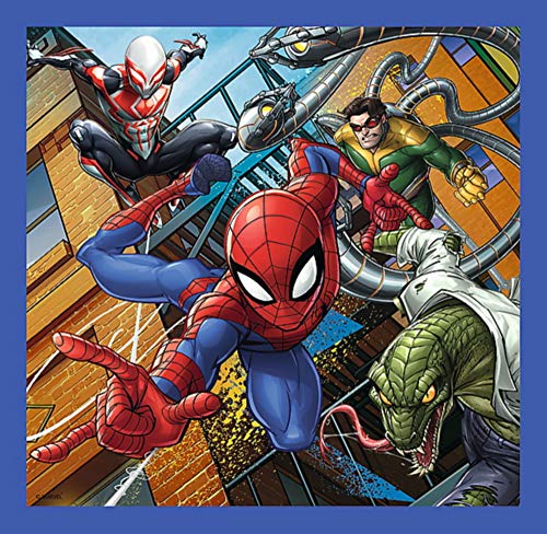 Trefl - Puzzle 3 en 1 modelo Spiderman 20-36-50 piezas, 34822, multicolor , color/modelo surtido