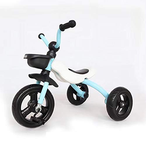 Triciclo Bambini Plegable,2 en 1 Triciclo para Niños Bicicleta del Balance del Bebés con Bolsa de Transporte Ligero Juguetes para Montar Niños y Ninas De 2 a 4 años, Blue