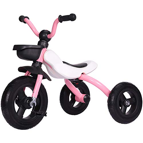 Triciclo Plegable 2 en 1, Triciclo para Niños Bicicleta del Balance del Bebés con Bolsa de Transporte Ligero y Plegable Juguetes para Montar para Niños y Ninas De 2 a 4 años, Pink