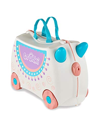 Trunki- TRUNIKI Maleta Lola Llama Mochilas y fiambreras, Color Rosa (80356)