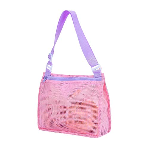 tulipes Bolso De Juguete De Playa Para Niños Una Bolsa De Almacenamiento Lavable Más Amplia Para La Playa Malla Grande Bolsa De Playa Para Juguetes De Arena De Arena De Tote Con Cremallera