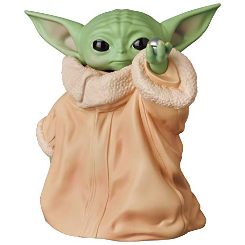 UDF Ultra Baby Yoda Mandalorian Figura Nº 614 GROGU (TM) Smile Total Height aprox. 70 mm