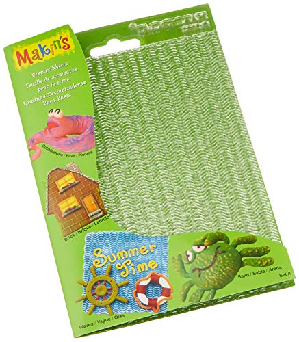 Unbekannt Makin's Clay Texture Sheets - Juego de 4 Hojas de Texturas (7" x 5,5")