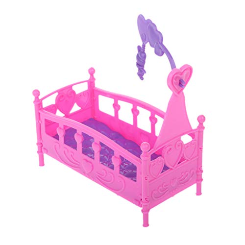 unknows Muñeca Cuna, Mecedora Cuna Cama Muñeca Casa Muebles De Juguete Para Kelly Babie Muñeca Accesorios Niñas Juguete Regalo