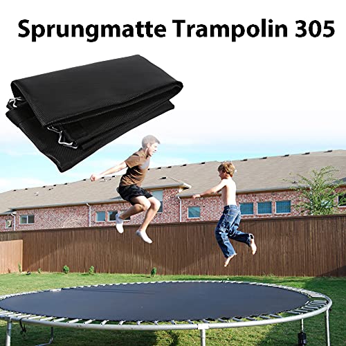 UVCMDUI Recambios Colchoneta De Salto De Trampolín Ø 305 Cm, Accesorios Colchoneta De Salto De Recambio con Ojales De Sujeción 56/60/64 Colchoneta De Salto Infantil Cosida En 8 Pliegues,64 ösen