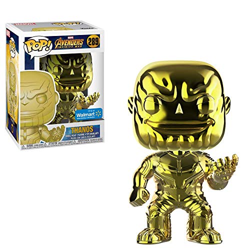 Vengadores 3: Infinity War - Thanos Yellow Chrome Pop! Vinilo