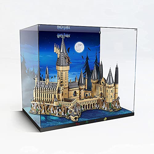 Vitrina acrílica para LEGO Harry Potter Hogwarts Castle 71043 Kit de construcción vitrinas para Lego 71043 coleccionables caja de almacenamiento