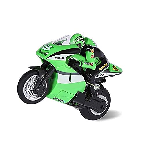 WANIYA1 4 Canales RC Motorcycle Boys Toy Wireless Electric Control Remoto Motorbike Juguete de Alta Velocidad Racing Coche Boys Drift Tilt Jump Motorcycle Kids and Adults RC Coche Juguete Regalo