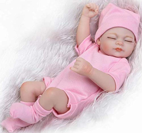 WERYU 10" Reborn Baby Dolls Lifelike Soft Bodied Baby Doll Girls Toy Full Vinyl Silicone Body Newborn Baby Doll Reborn Babies For Ages 1+ Toys Gifts,A2 (A3)