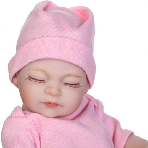 WERYU 10" Reborn Baby Dolls Lifelike Soft Bodied Baby Doll Girls Toy Full Vinyl Silicone Body Newborn Baby Doll Reborn Babies For Ages 1+ Toys Gifts,A2 (A3)