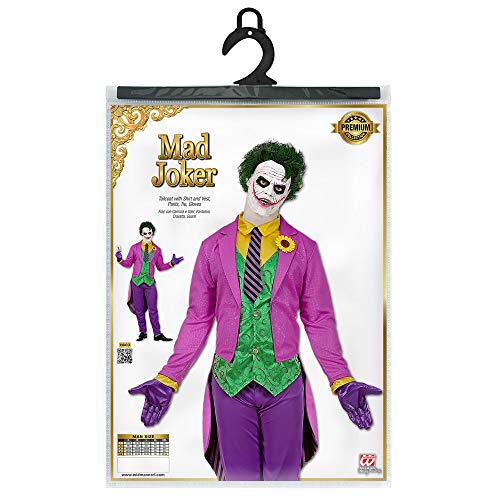 WIDMANN disfraz Mad Joker hombre y adultos, Multicolor, wdm08022