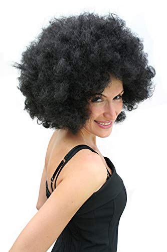 WIG ME UP- Peluca Afro, Negra, años 70 PW0011-P103