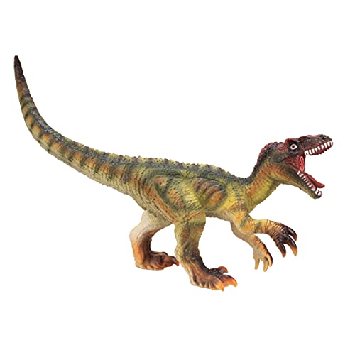 Wild Predators - Velociraptor Foam, Blanditos con Sonido, Figuras Dinosaurios Juguetes Niños 3 años o más, Dinosaurio Gigante Juguete, Verde, 3 Años O Más