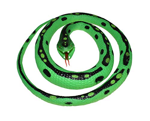 Wild Republic- Serpiente de Goma, Color Verde, 117 cm (20771)