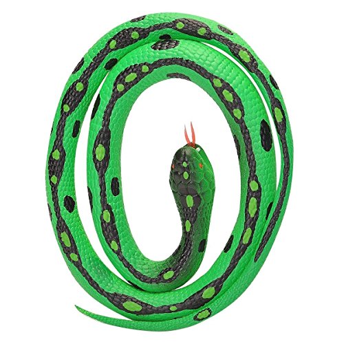 Wild Republic- Serpiente de Goma, Color Verde, 117 cm (20771)