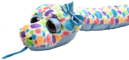 Wild Republic- Sweet & Sassy, Serpiente punteada Polka Dot, Juguete de Peluche, 137 cm, Multicolor (1)