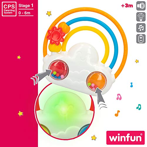 winfun - Set 3 sonajeros con luz y sonidos winfun (46526)