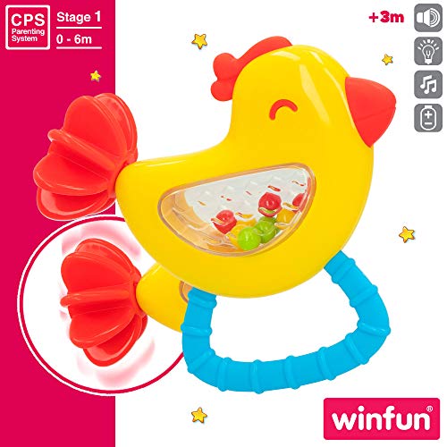 winfun - Set 3 sonajeros con luz y sonidos winfun (46526)