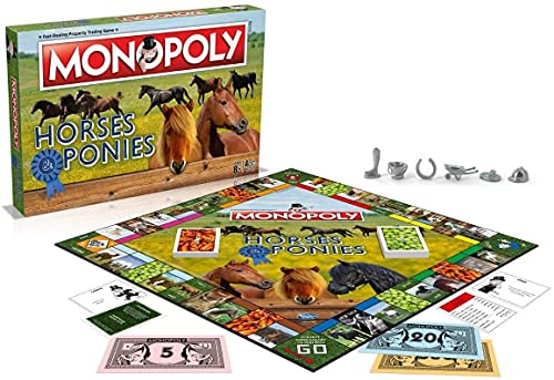 Winning Moves Caballos Y Ponis Monopoly Juego de Mesa