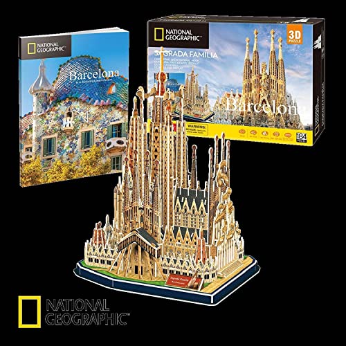 World Brands National Geographic Puzzle 3D Sagrada Familia, Multicolor (Tachan DS0984h)