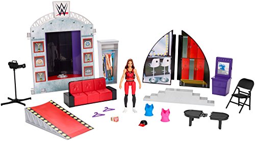 WWE- Escenario Superestrellas de Las Figuras de acción, Multicolor (Mattel FGY29)