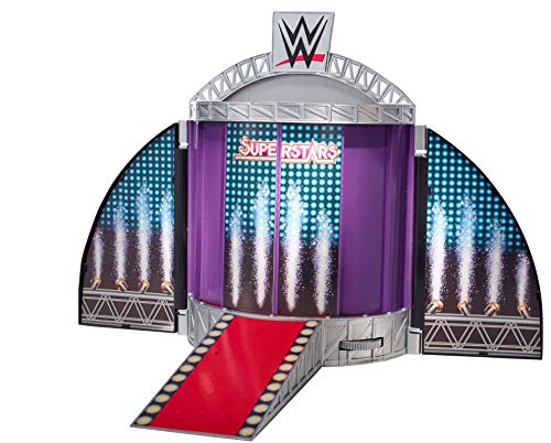 WWE- Escenario Superestrellas de Las Figuras de acción, Multicolor (Mattel FGY29)