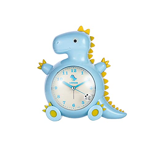 XIAOSAKU Despertadores Reloj Despertador de Dinosaurios, Reloj Despertador Lindo para niños y niñas, Tonos de Noche Grandes para niños Despertadores para Dormitorios (Color : A)